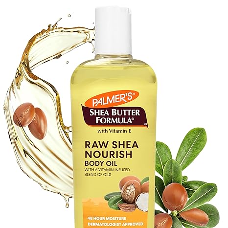 Raw Shea Nourish Body Oil With Vitamin E & A