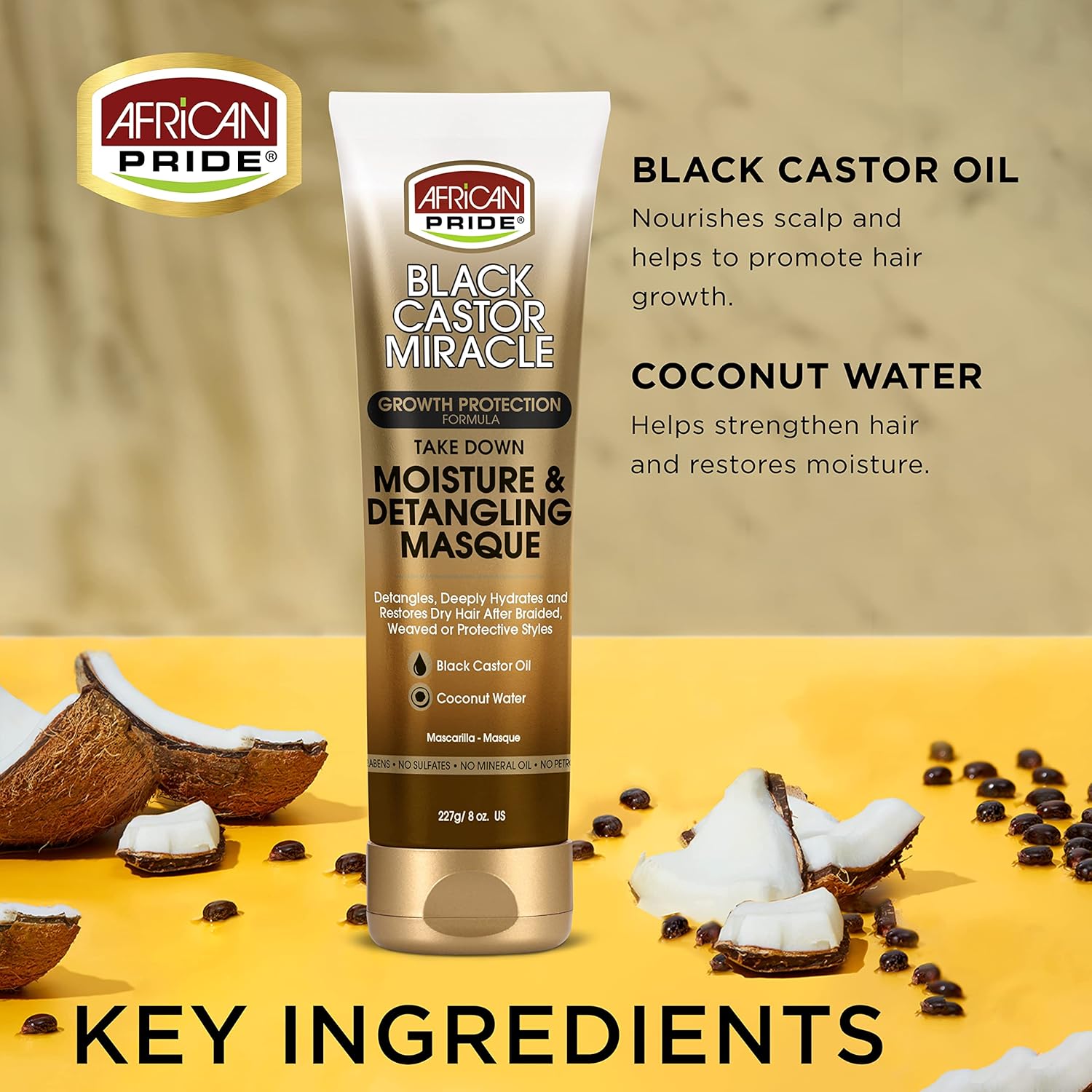 Black Castor Miracle Moisture & Detangling Masque