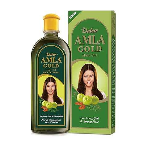 Gold Hair Oil For Long, Soft & Strong Hair
