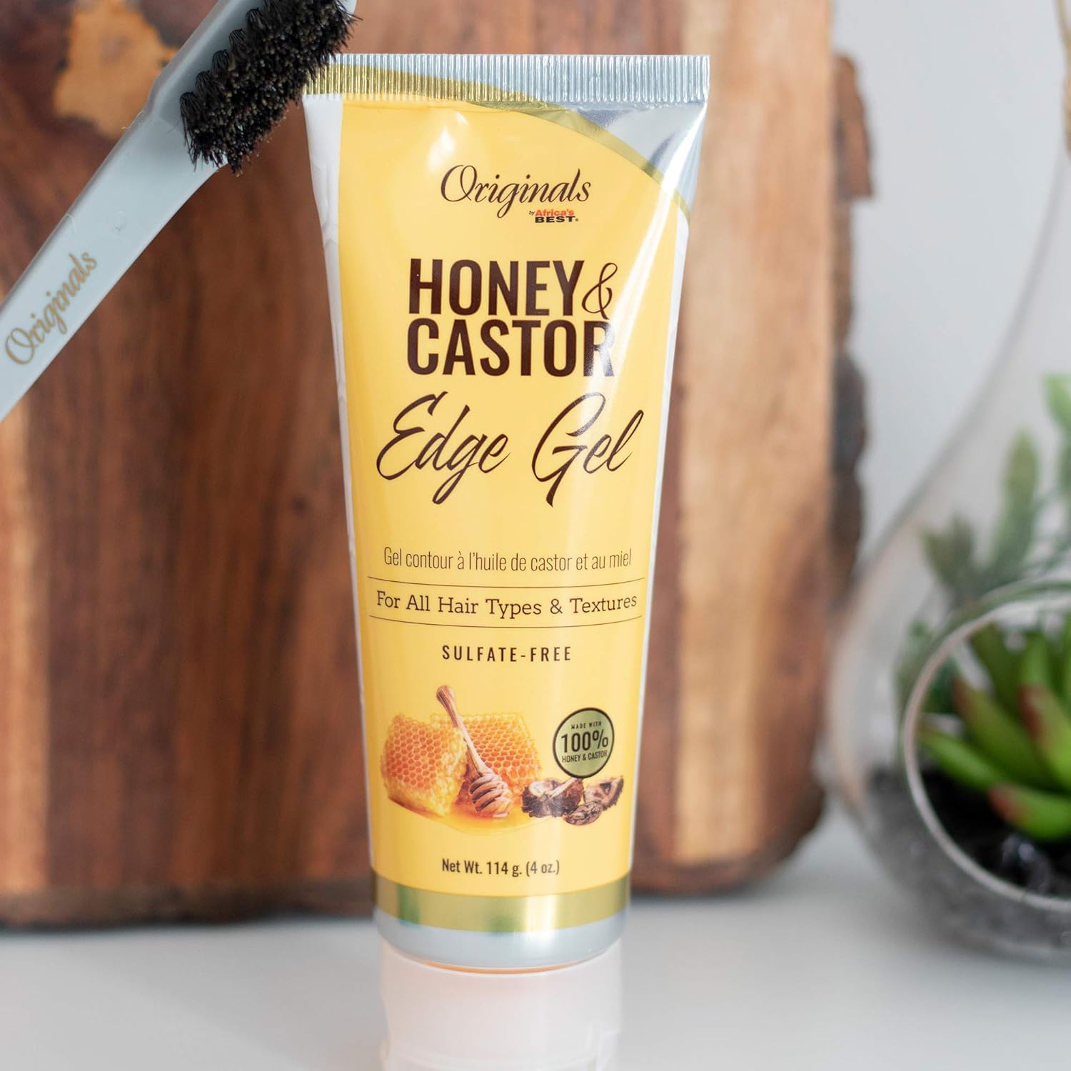Honey & Castor Edge Gel
