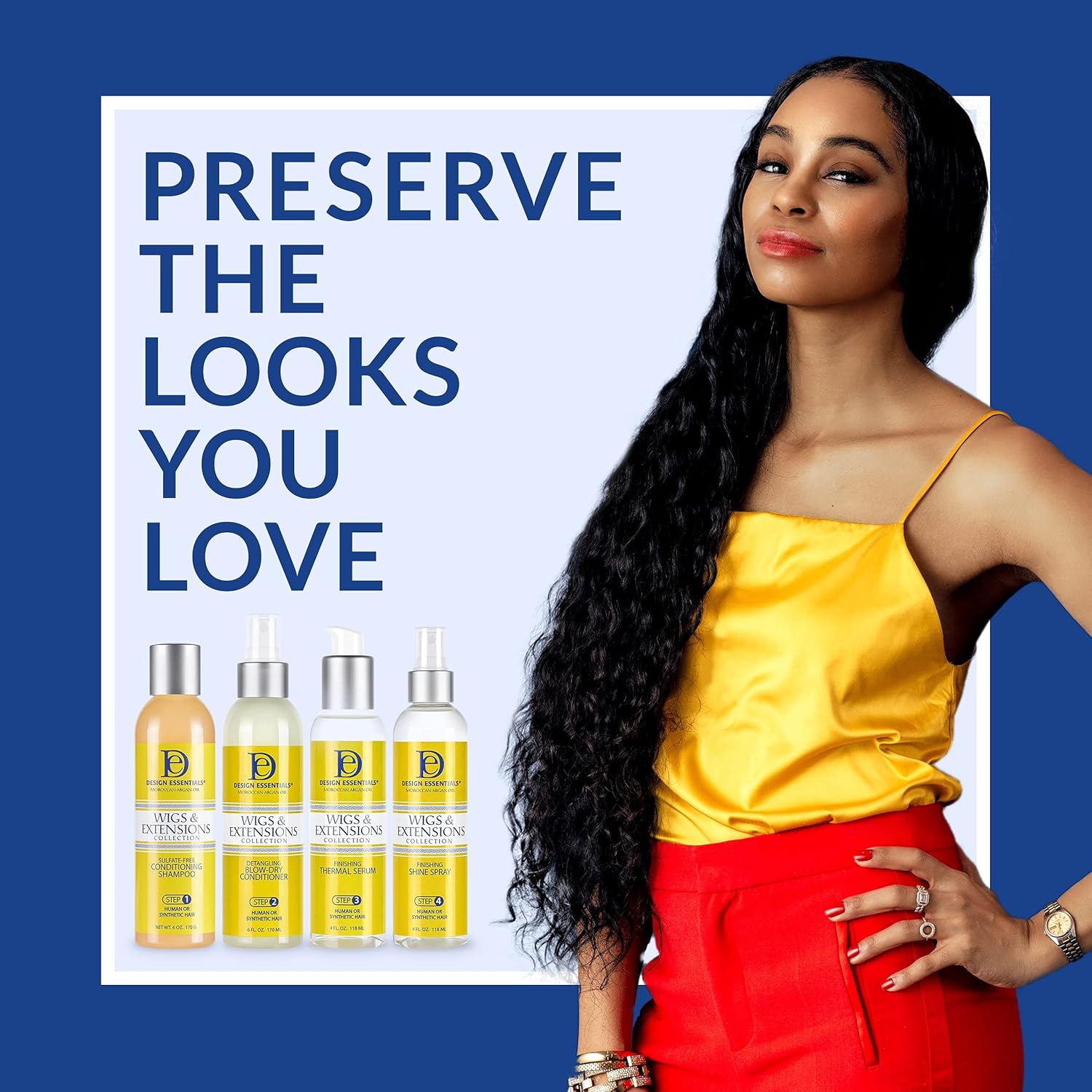 Wigs & Extensions Collection Sulfate Free Conditioning Shampoo Step 1