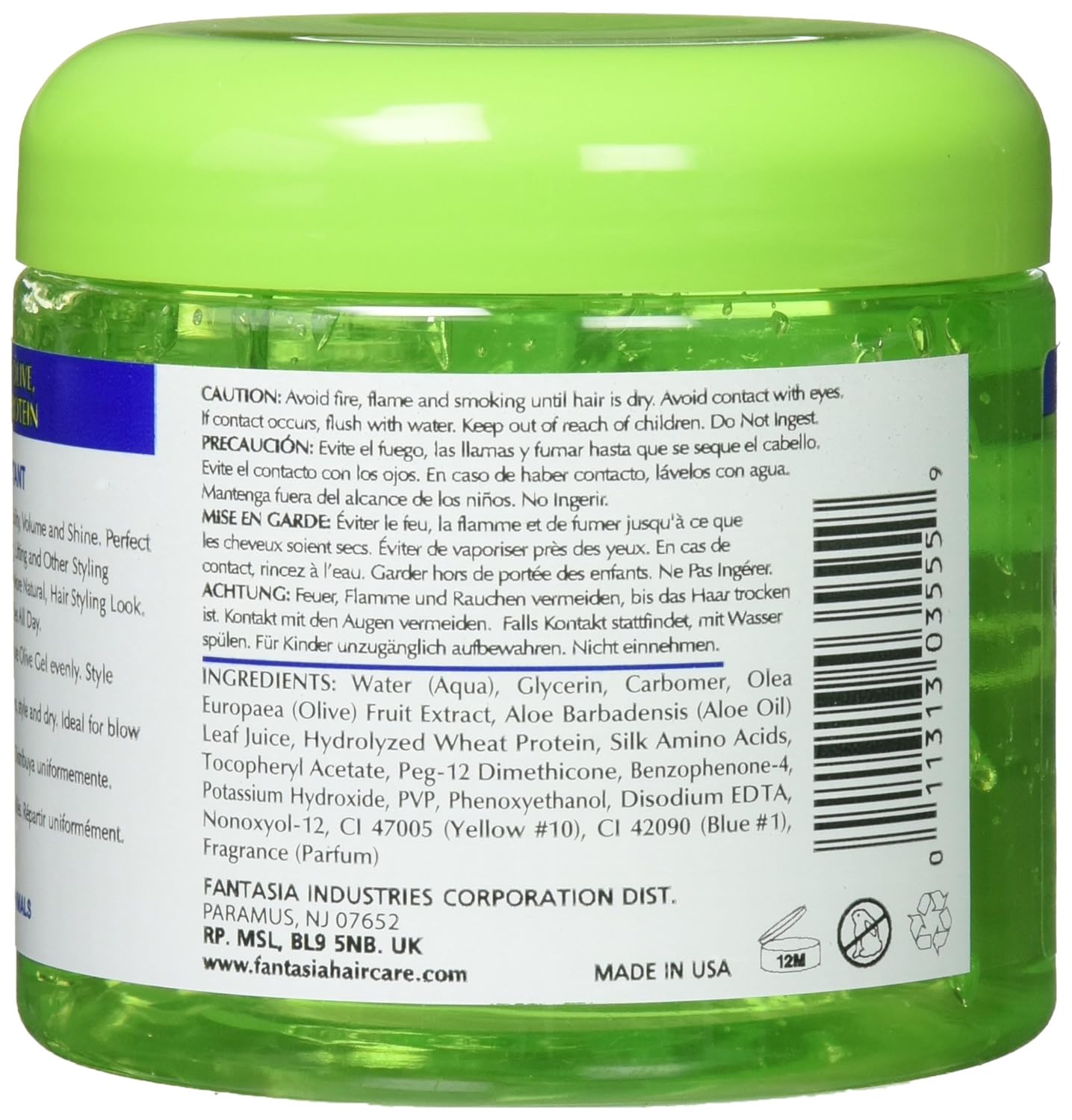 Hair Polisher Olive Styling Gel