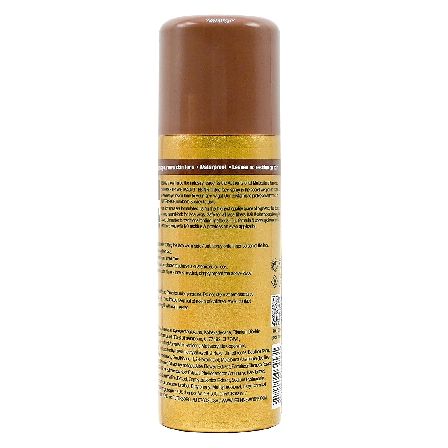 Tinted Lace Aerosol Spray Cool Deep Brown