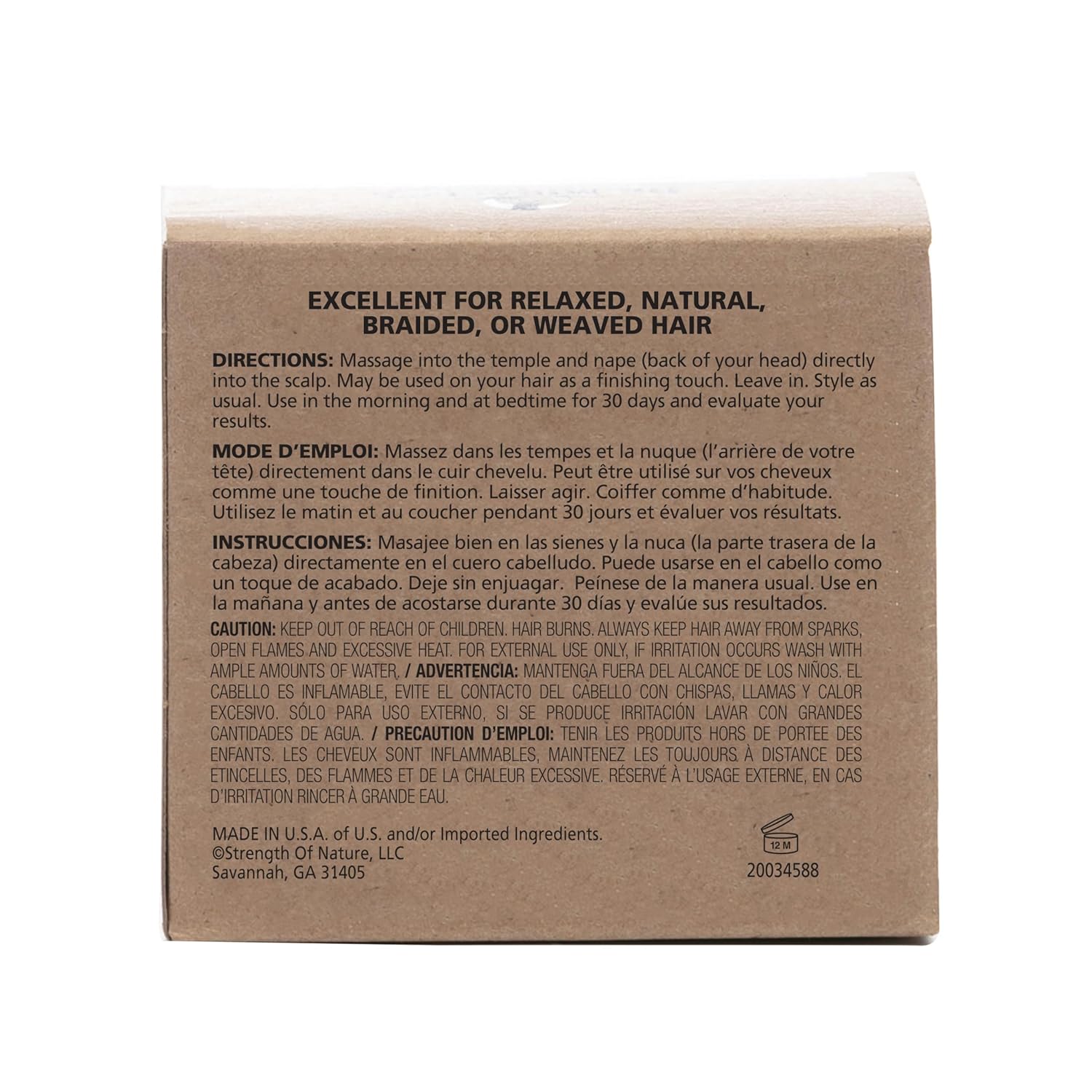 Nourish & Strengthen Temple & Nape Gro Balm