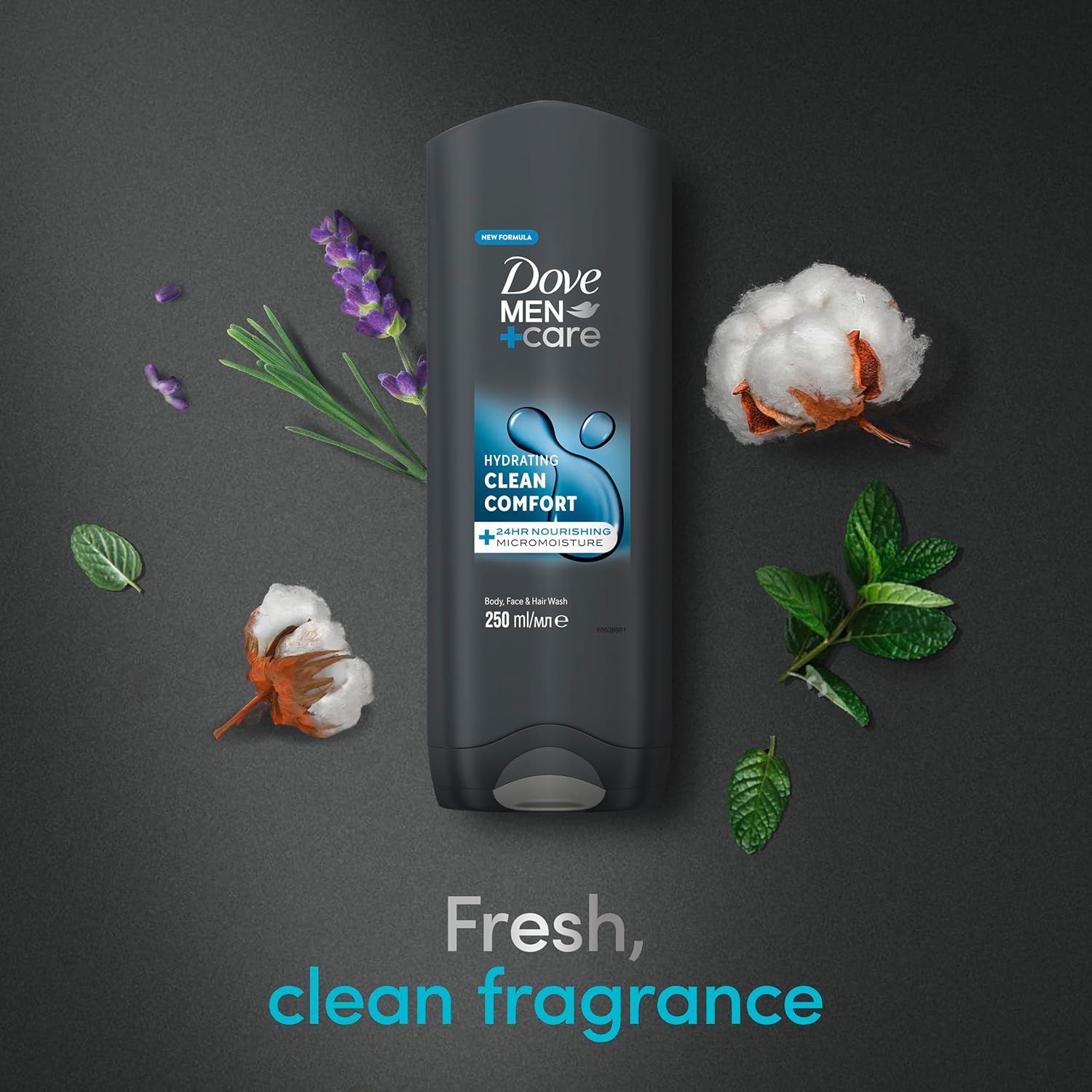 Men Care Clean Comfort Body,Face & Hair Wash