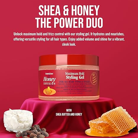 Honey Infusion With Shea Butter Maximum Hold Styling Gel