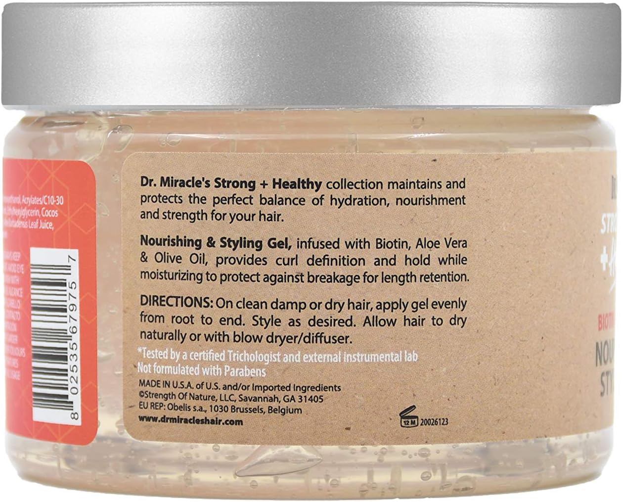 Strong & Healthy Biotin & Aloe Vera Nourishing & Styling Gel