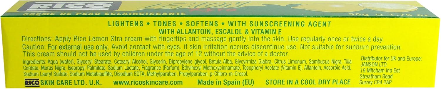 Lemon Xtra Skin Lightening Complexion Cream
