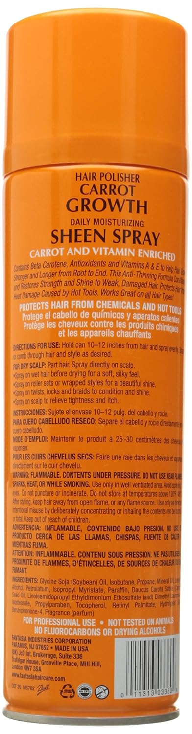 Hair Polisher Carrot Sheen Spray