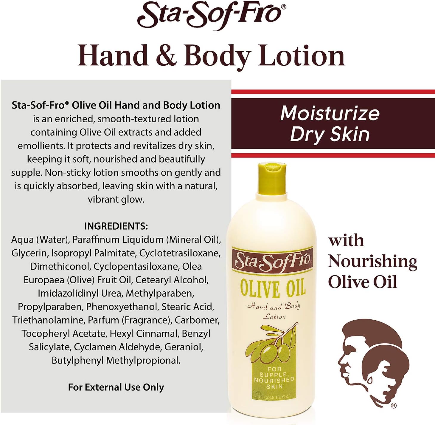 Olive Oil Hand Ad Body Lotion For Supple Nourished Skin