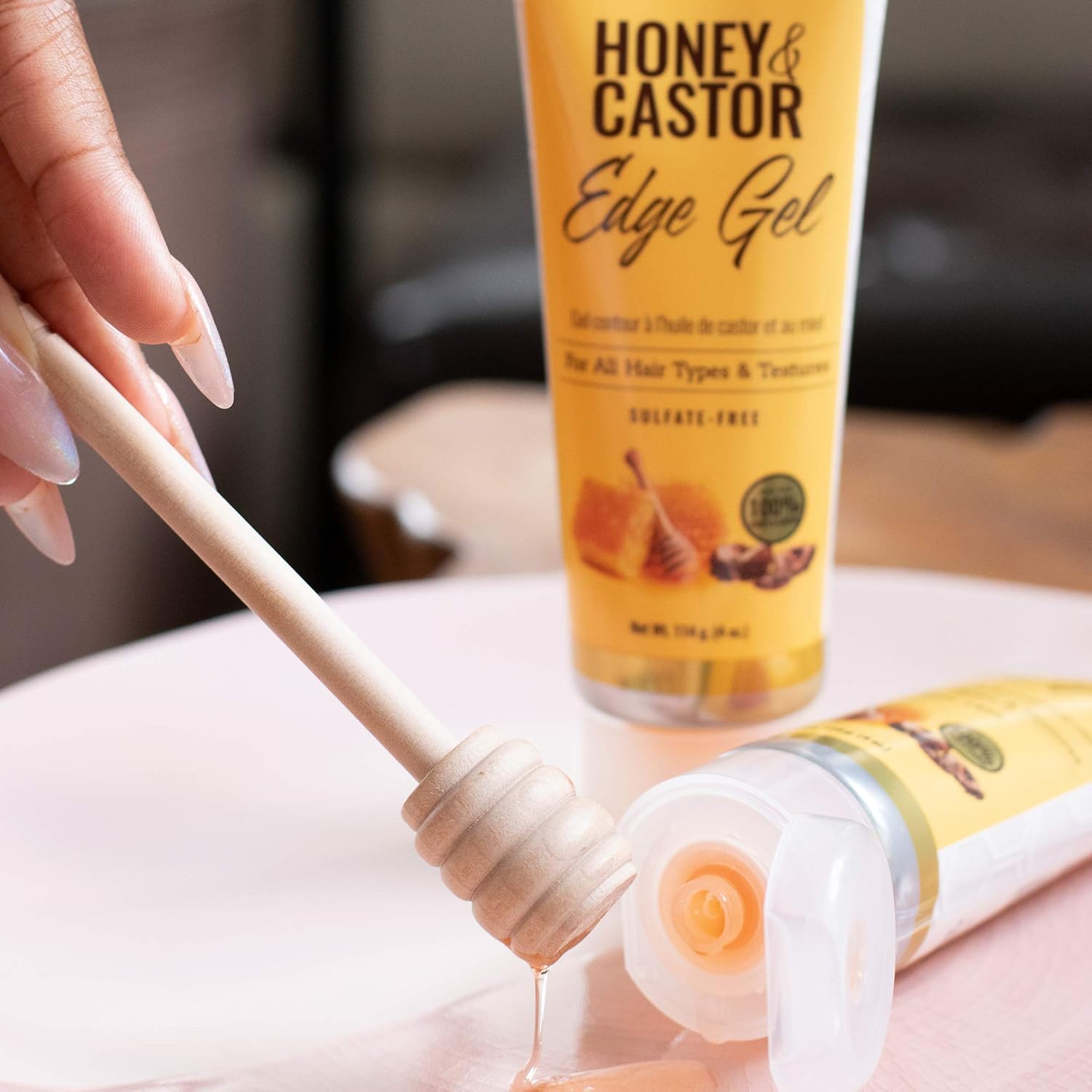 Honey & Castor Edge Gel