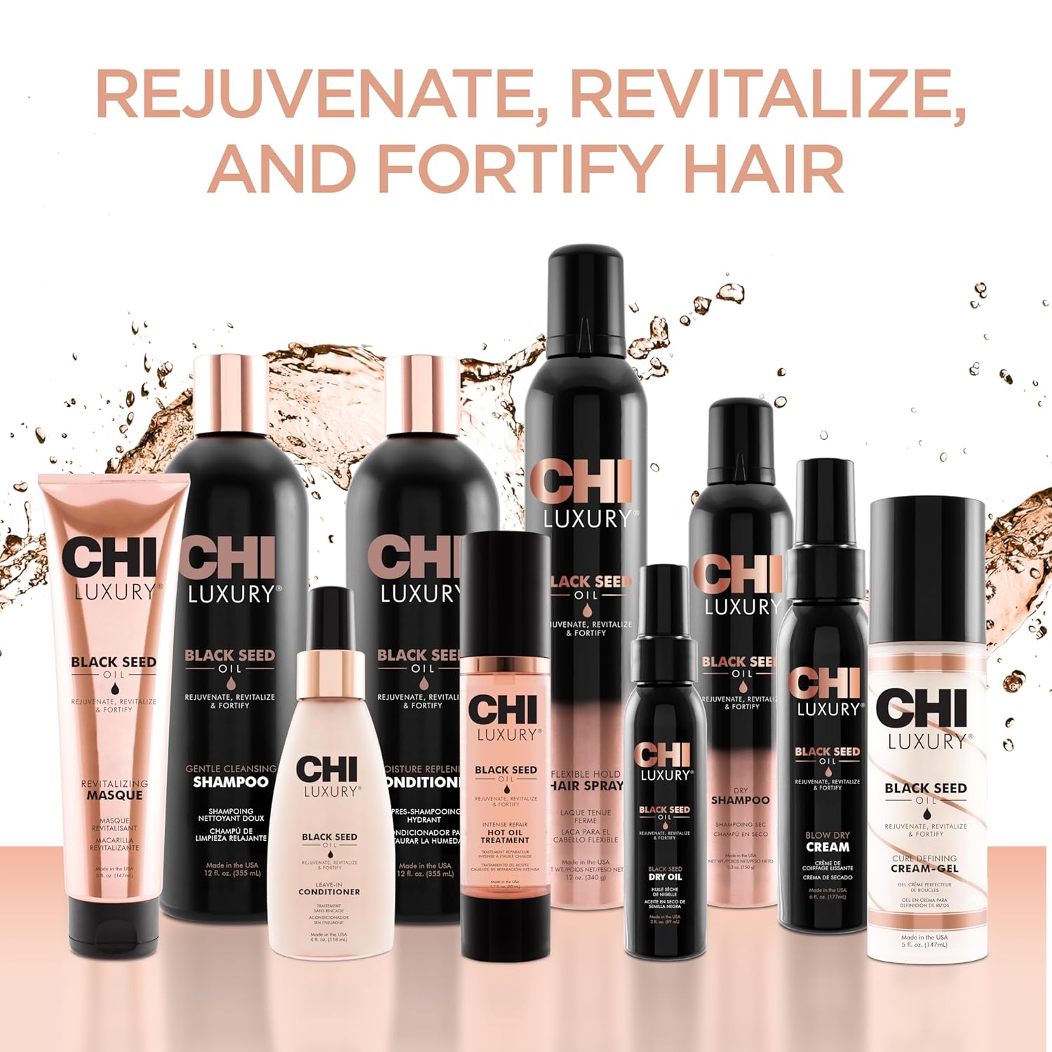 Luxury Black Seed Oil Blend Intensive Repair Hot Oil Treatment