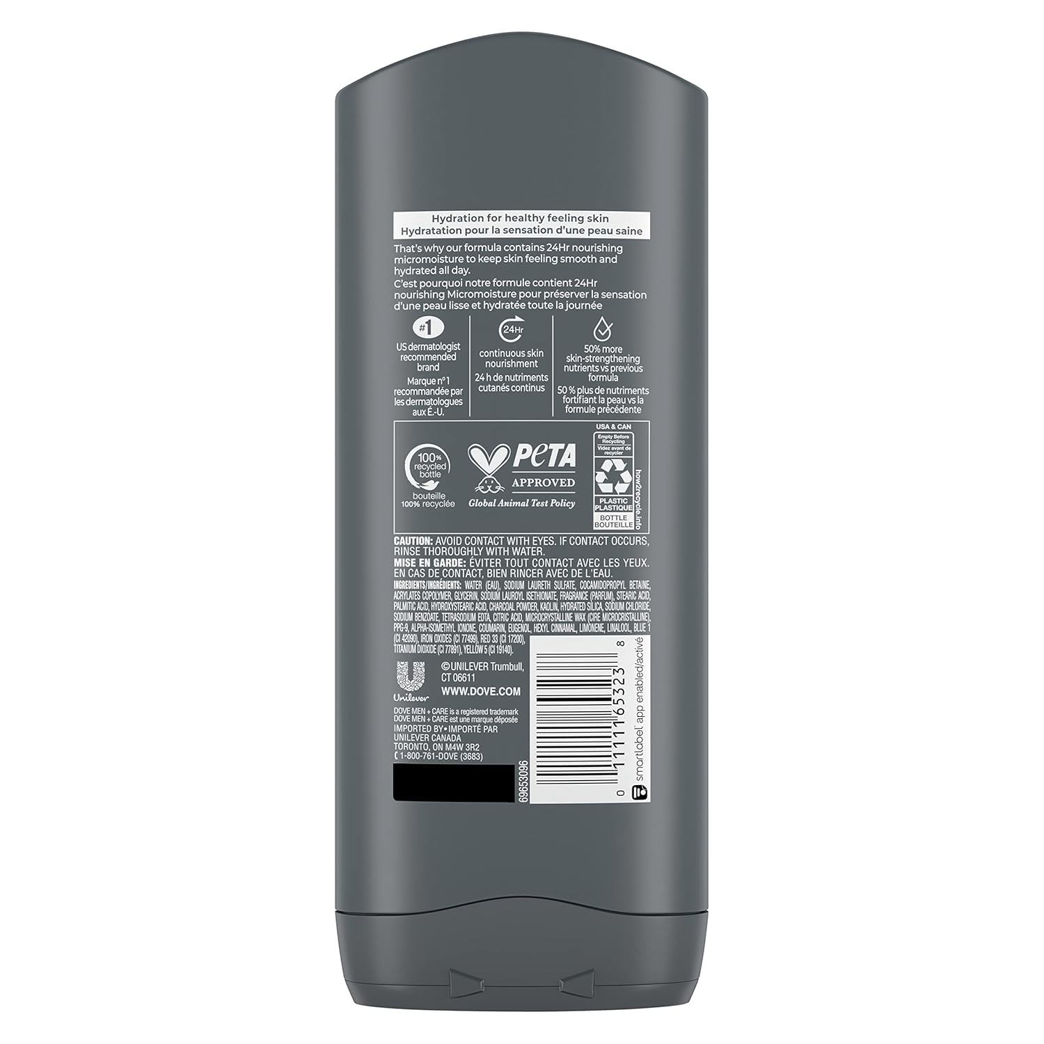 Men Care Charcoal + Clay Purifying Body & Face Wash