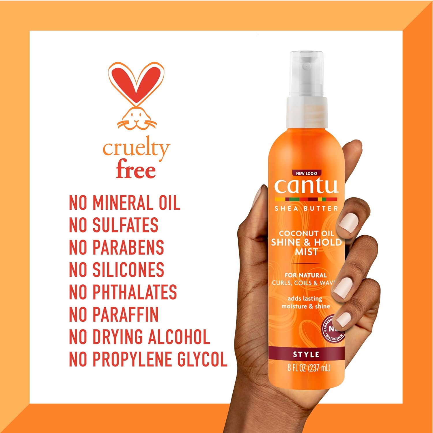 Shea Butter Coconut Oil Shine & Hold Mist