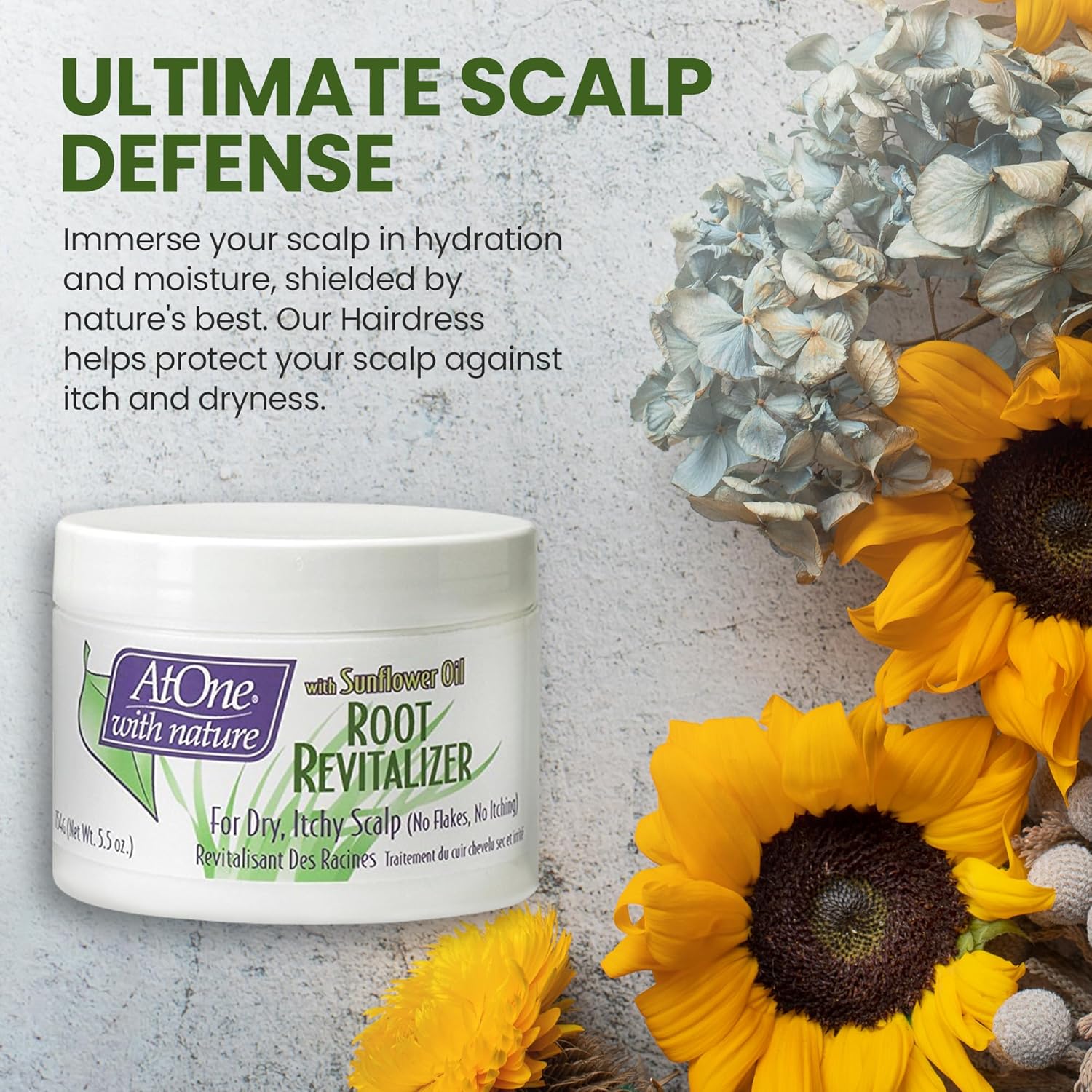 Sunflower Oil Root Revitalizer For Dry, Itchy Scalp
