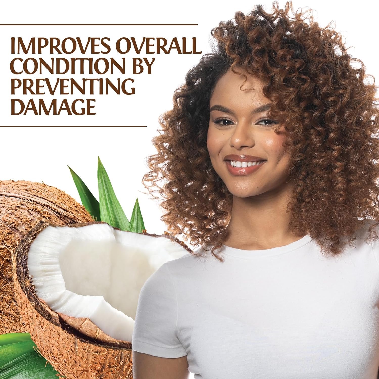 Silk Therapy With Natural Coconut Oil Leave In Treatment For Hair & Skin