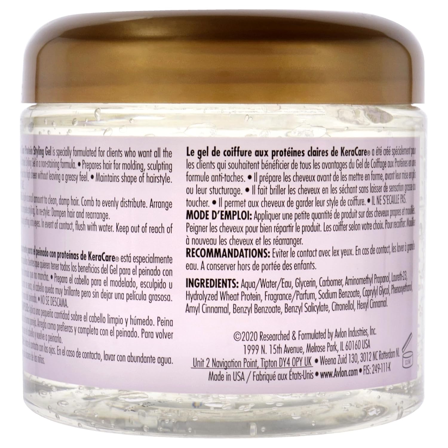 Clear Protein Styling Gel