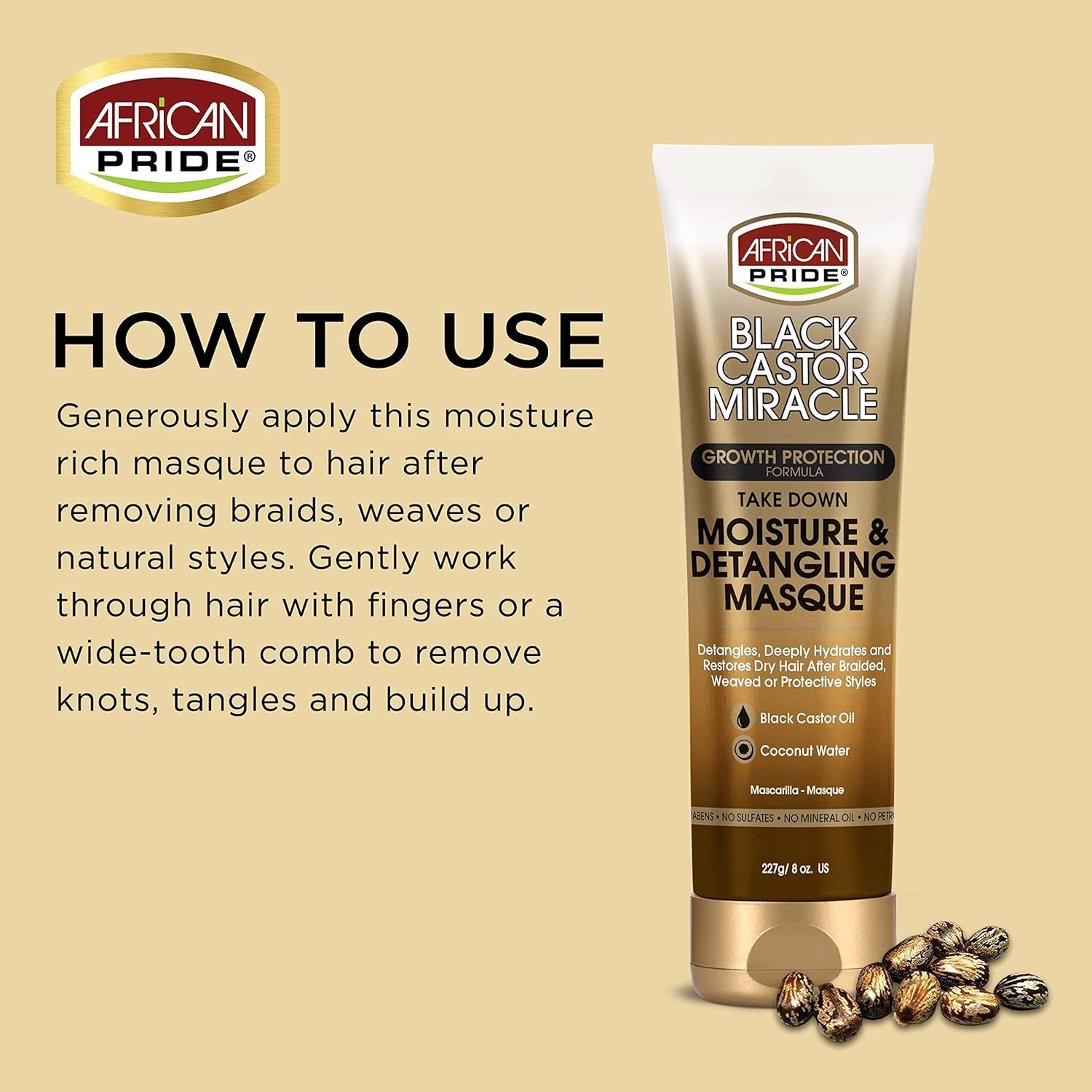 Black Castor Miracle Moisture & Detangling Masque