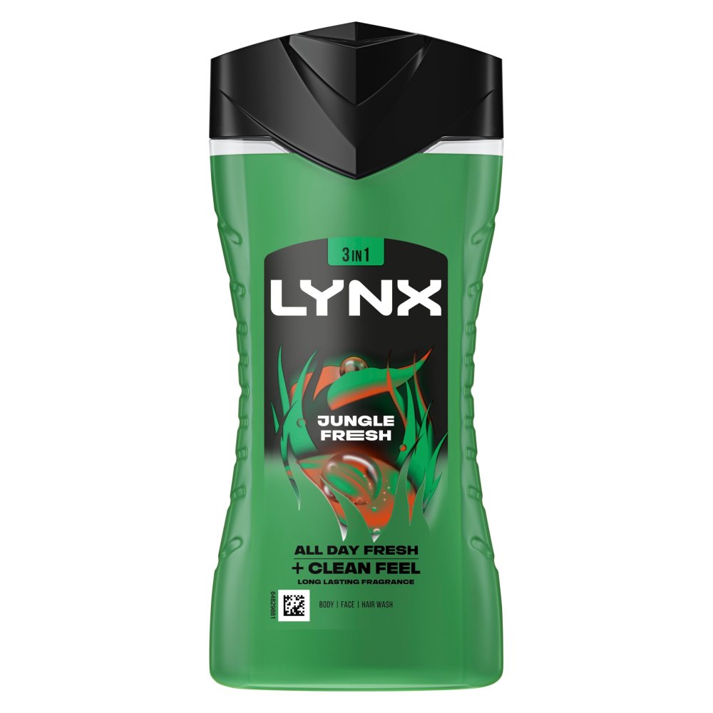 3 In 1 Jumgle Fresh All Day Fresh +Clean Feel Long Lasting Fragrance  Body,Face,Hair Wash