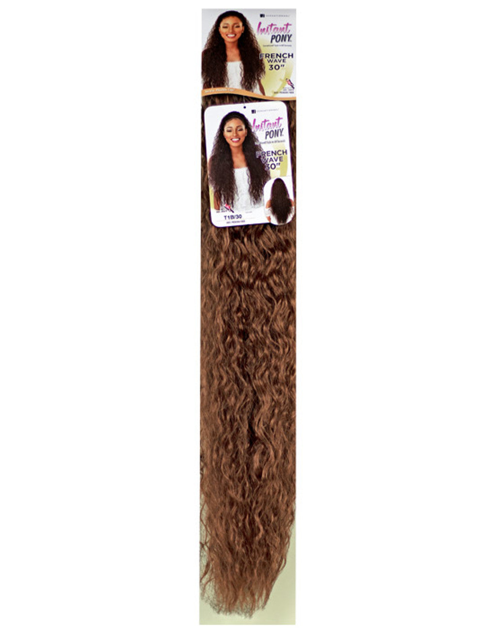 Instant Synthetic Pony - French Wave 30"