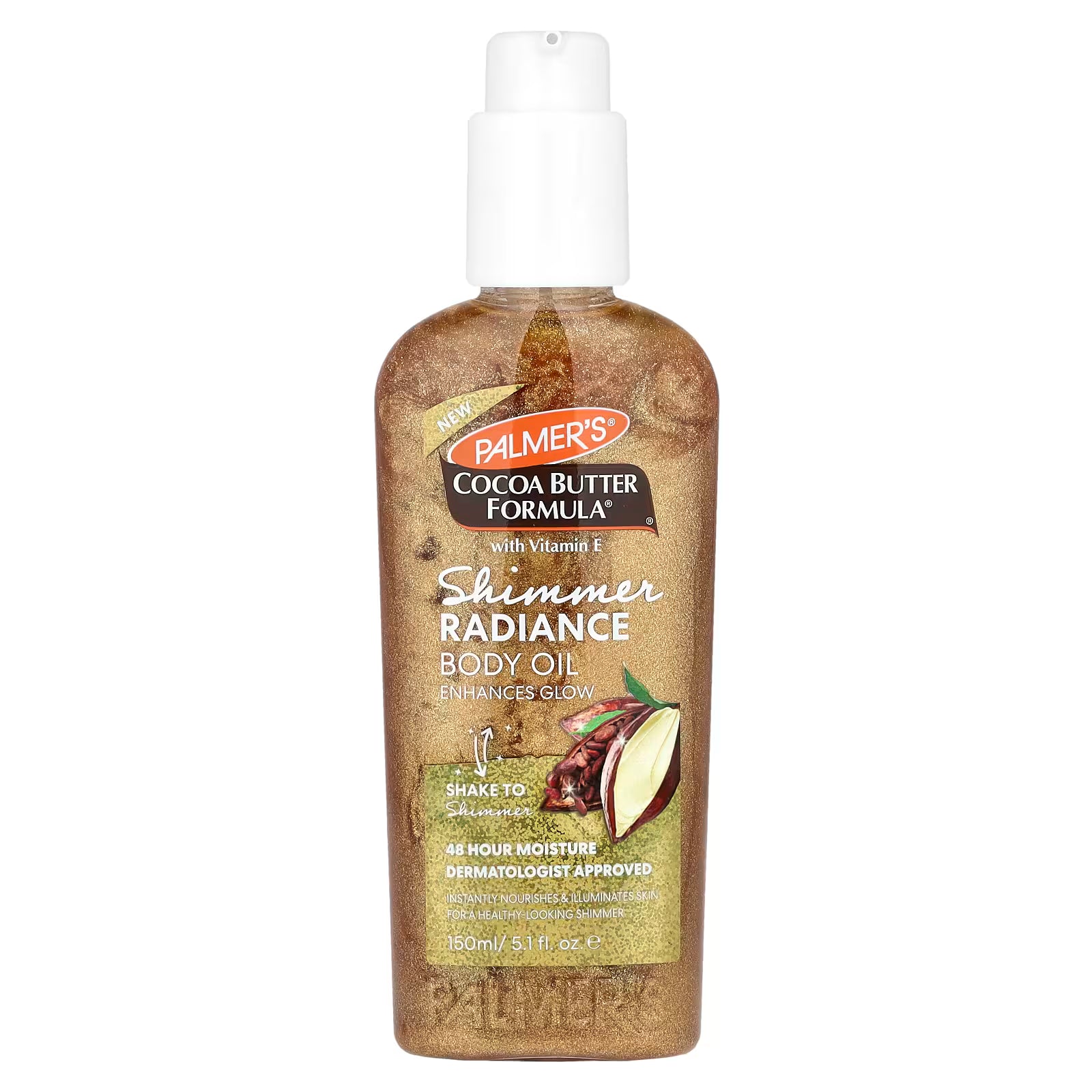 Shimmer Radiance Body Oil Enhances Glow