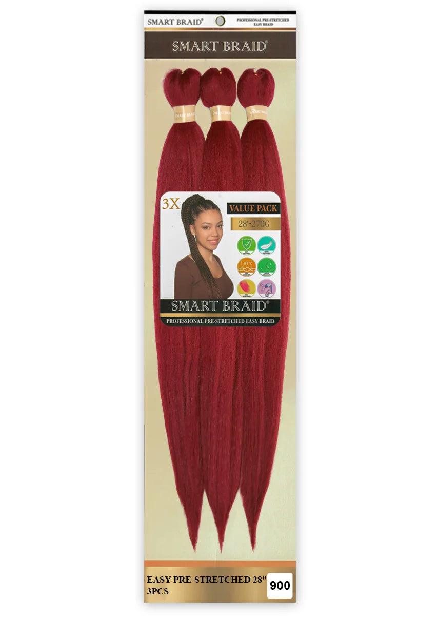 Easy Pre-Stretched Braid 28" X 3 Pieces