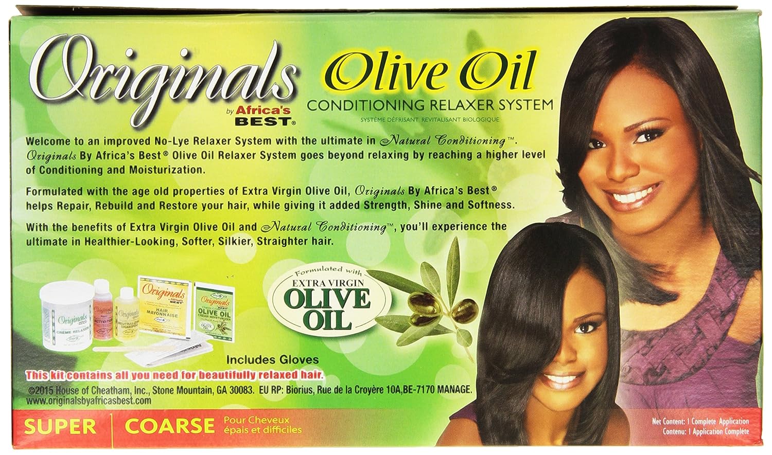 Olive Oil Conditioning Relaxer System