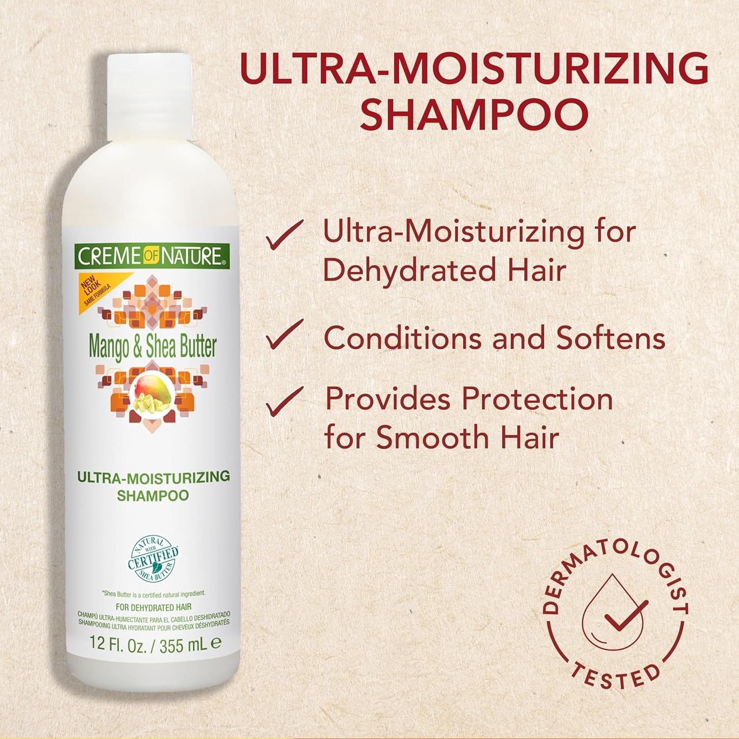 Mango & Shea Butter Ultra Moisturizing Shampoo