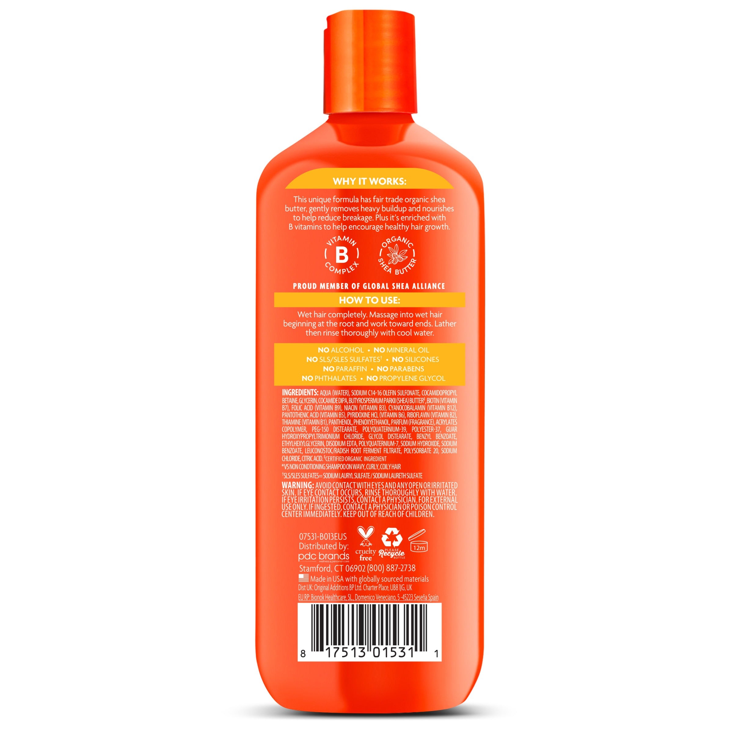 Shea Butter Sulfate Free Cleansing Cream Shampoo