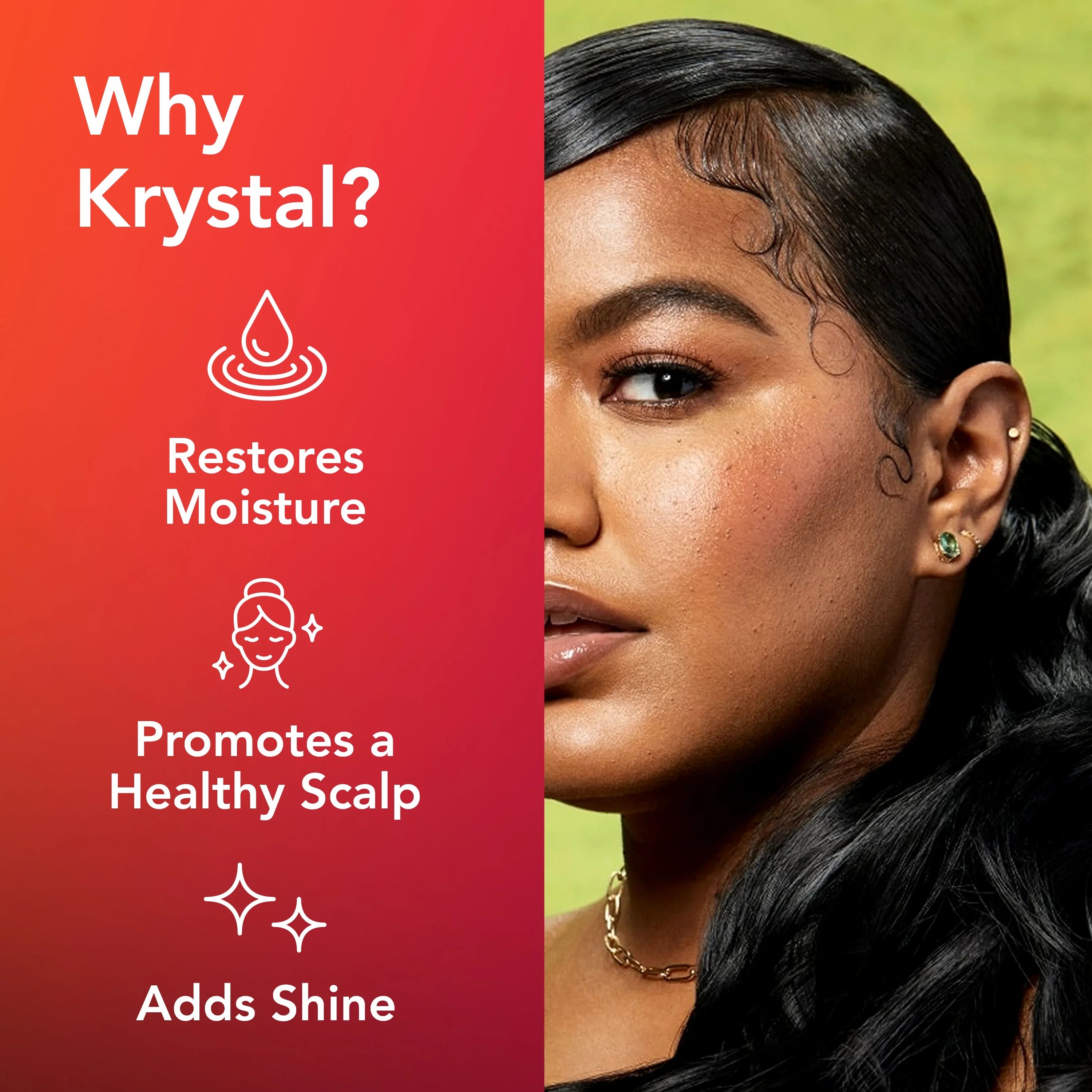 Krystal Styling Gel Max Hold For All Hair Types