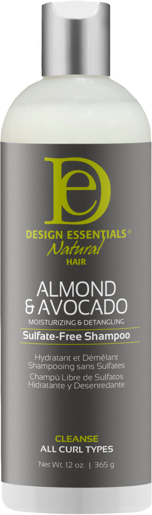 Almond & Avocado Moisturizing & Detangling Sulfate Free Shampoo