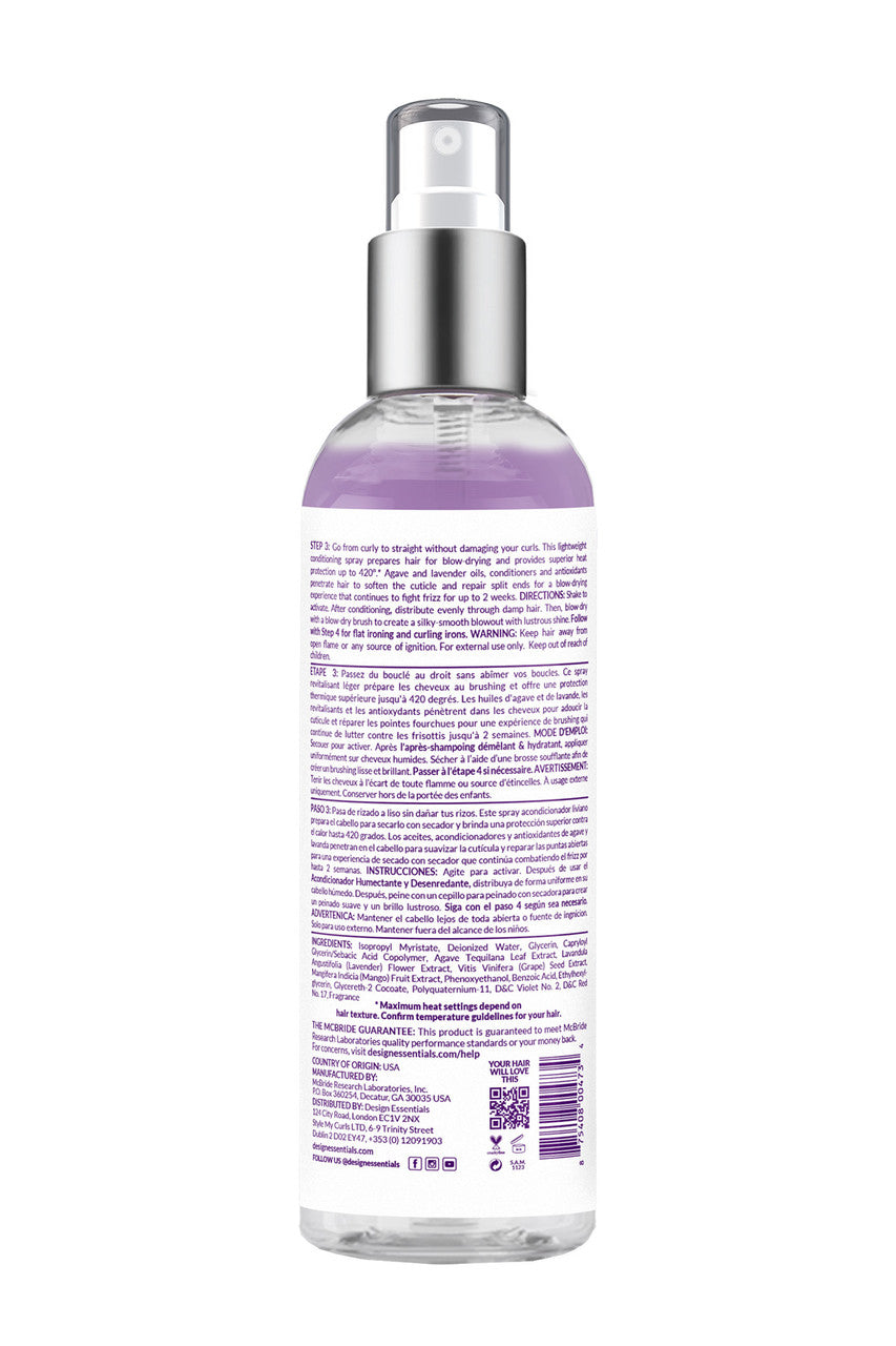 Agave & Lavender Blow Dry & Silk Press Collection Blow Dry & Heat Sheild Step 3