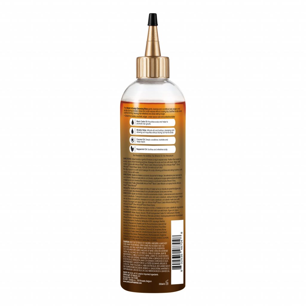Black Castor Miracle Braid & Scalp Cleansing Rinse