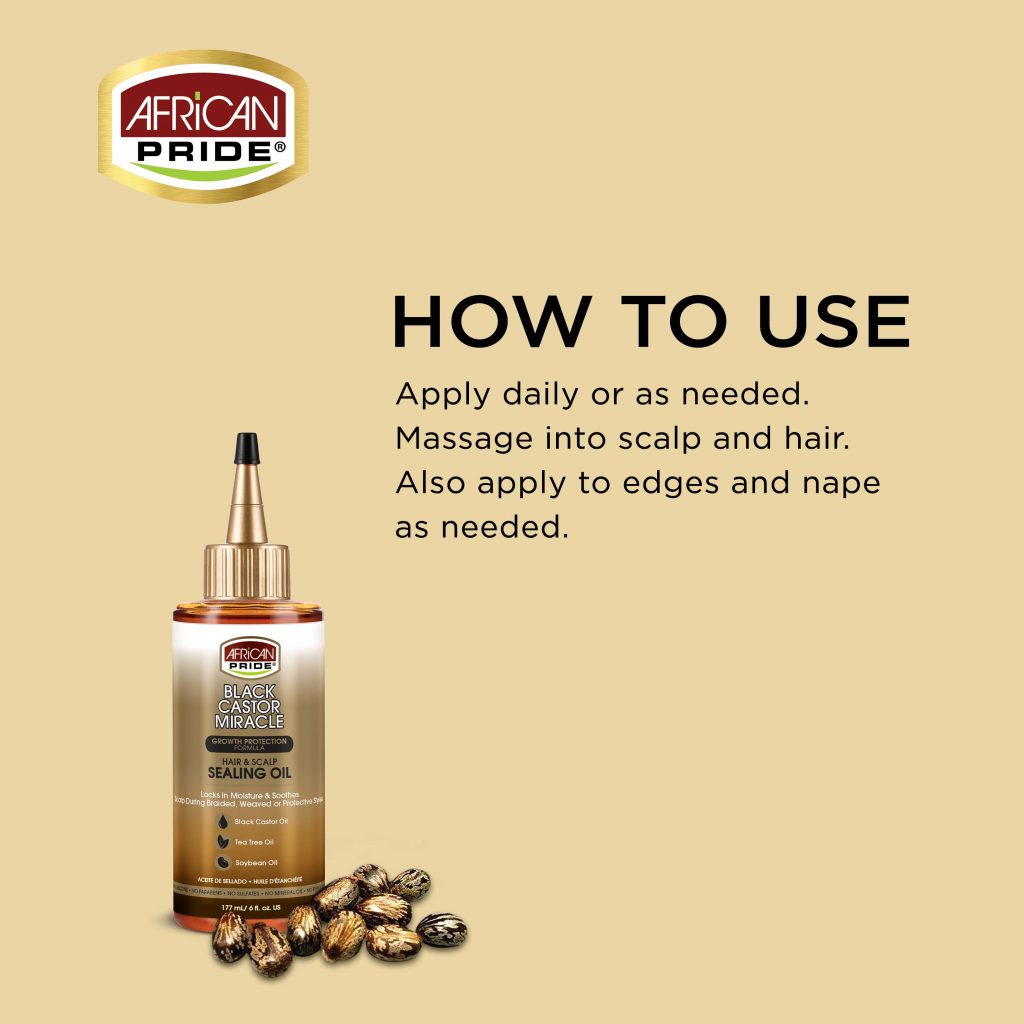 Black Castor Miracle Hair & Scalp Sealing Oil