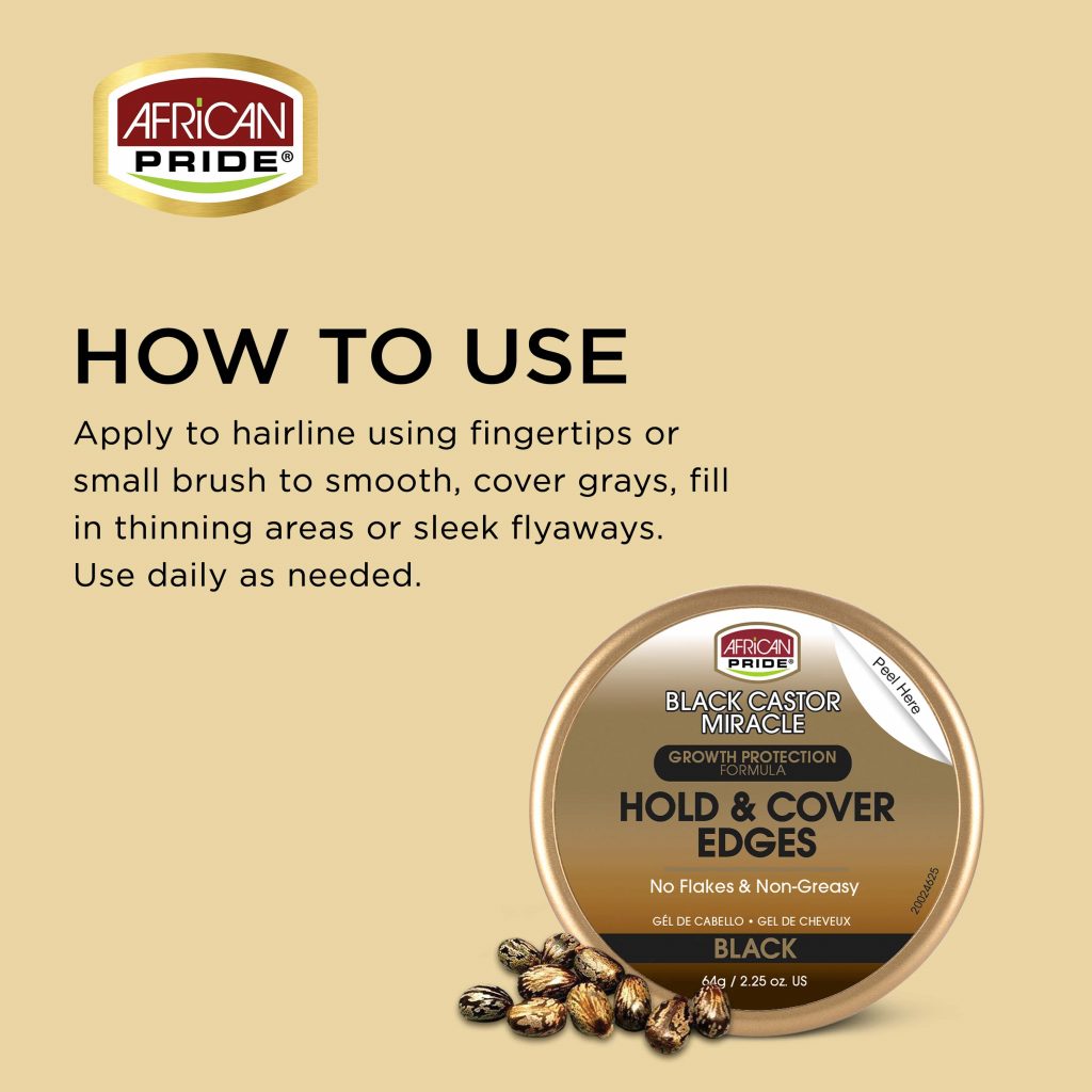 Black Castor Miracle Hold & Cover Edges