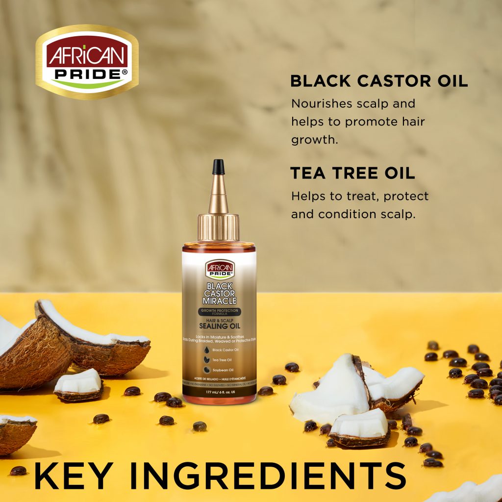 Black Castor Miracle Hair & Scalp Sealing Oil