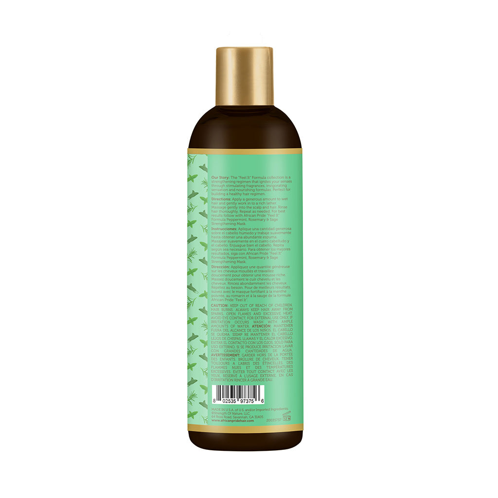 Pepperment, Rosemary & Sage Strengthening Shampoo