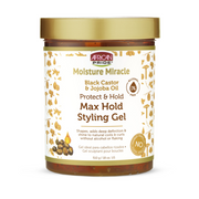Moisture Miracle Black Castor & Jojoba Oil Protect & Hold Max Hold Styling Gel