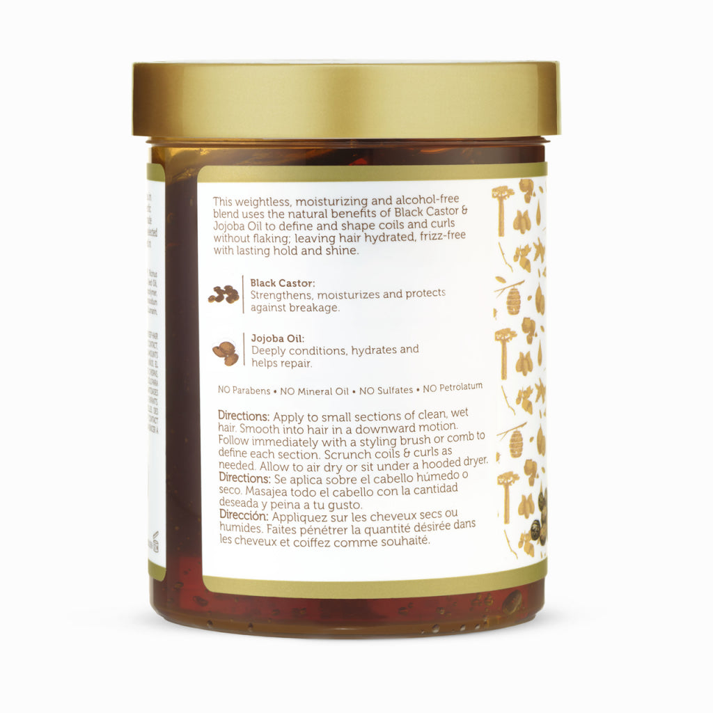 Moisture Miracle Black Castor & Jojoba Oil Protect & Hold Max Hold Styling Gel