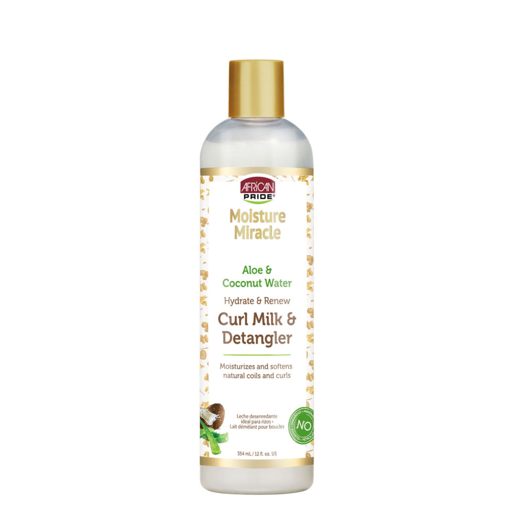 Moistrue Miracle Aloe & Coconut Water Curl Milk & Detangler