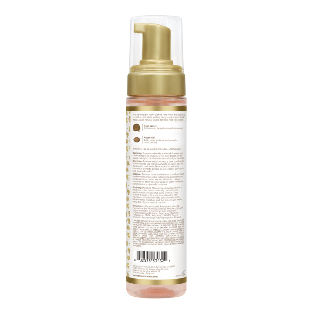 Moisture Miracle Rose Water & Argan Oil Curl Mousse