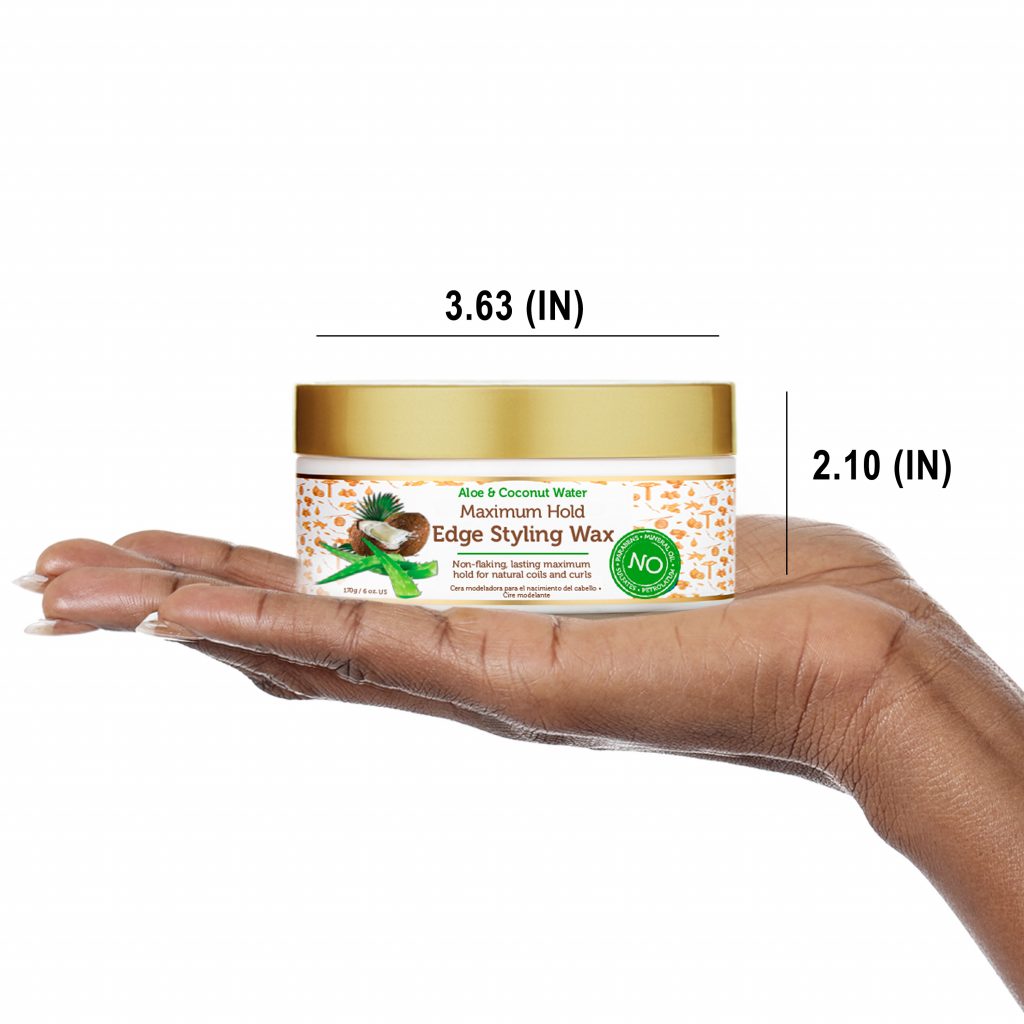 Moisture Miracle Aloe & Coconut Maximum Hold Edge Styling Wax