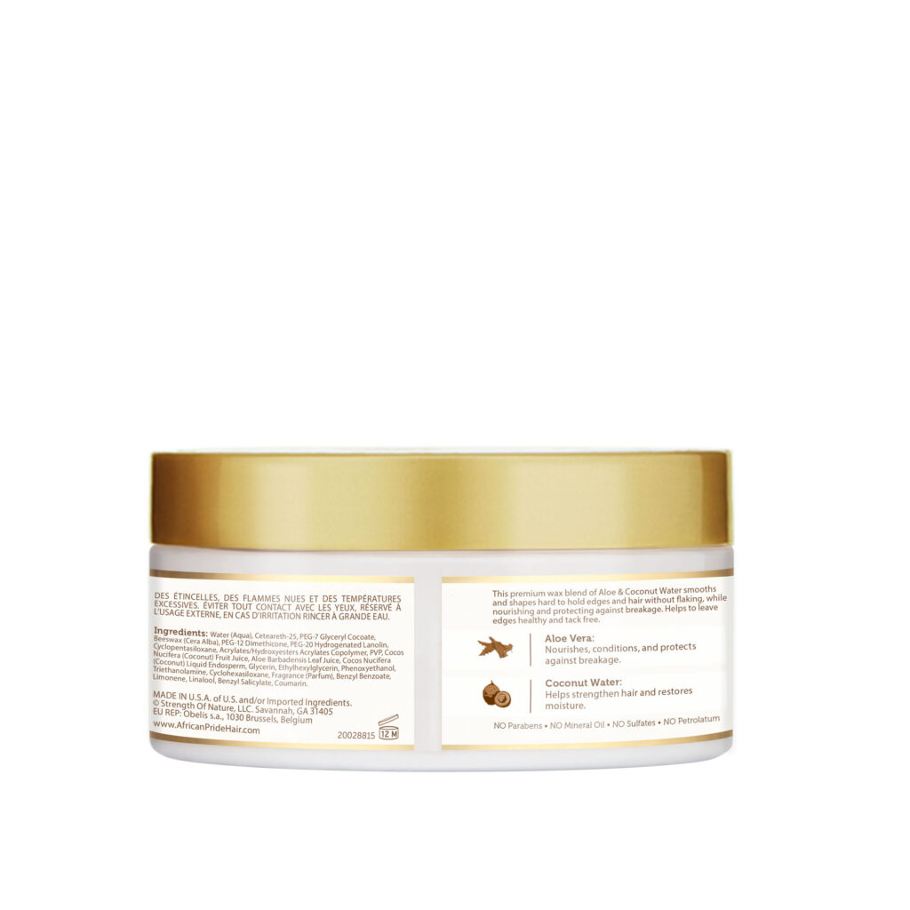 Moisture Miracle Aloe & Coconut Maximum Hold Edge Styling Wax