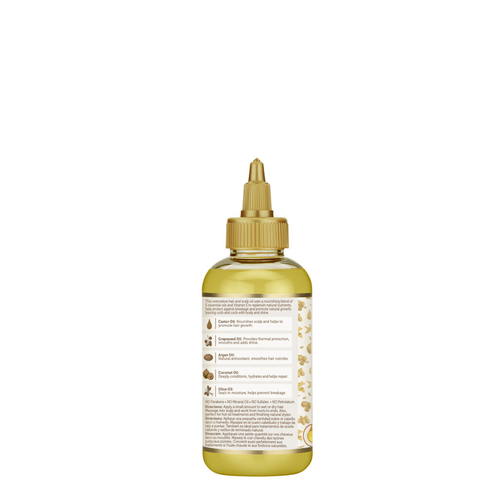 Moisture Miracle Castor, Grapeseed, Argan, Coconut & Olive 5 Essentials Oils