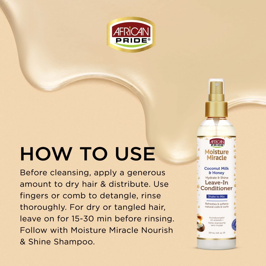 Moisture Miracle Coconut Milk & Honey Leave In Conditioner
