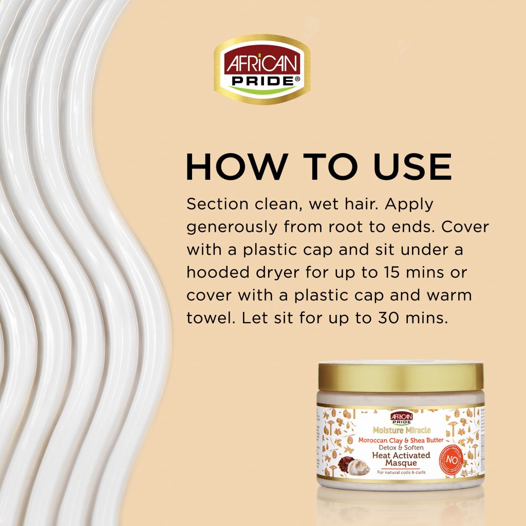 Moisture Miracle Moroccan Clay & Shea Butter Heat Activated Masque