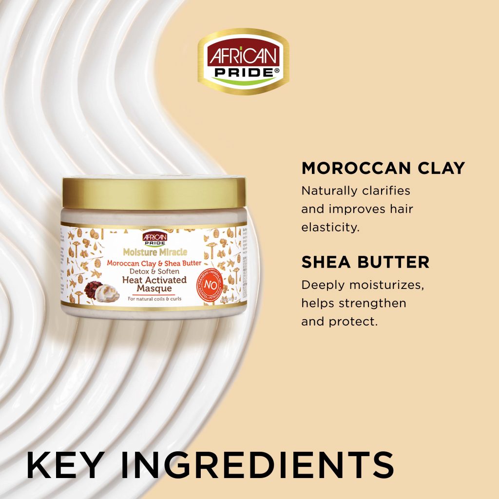 Moisture Miracle Moroccan Clay & Shea Butter Heat Activated Masque