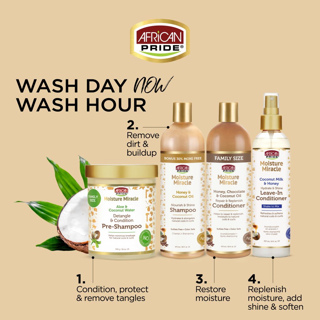 Moisture Miracle Aloe & Coconut Water Detangle & Condition Pre-Shampoo