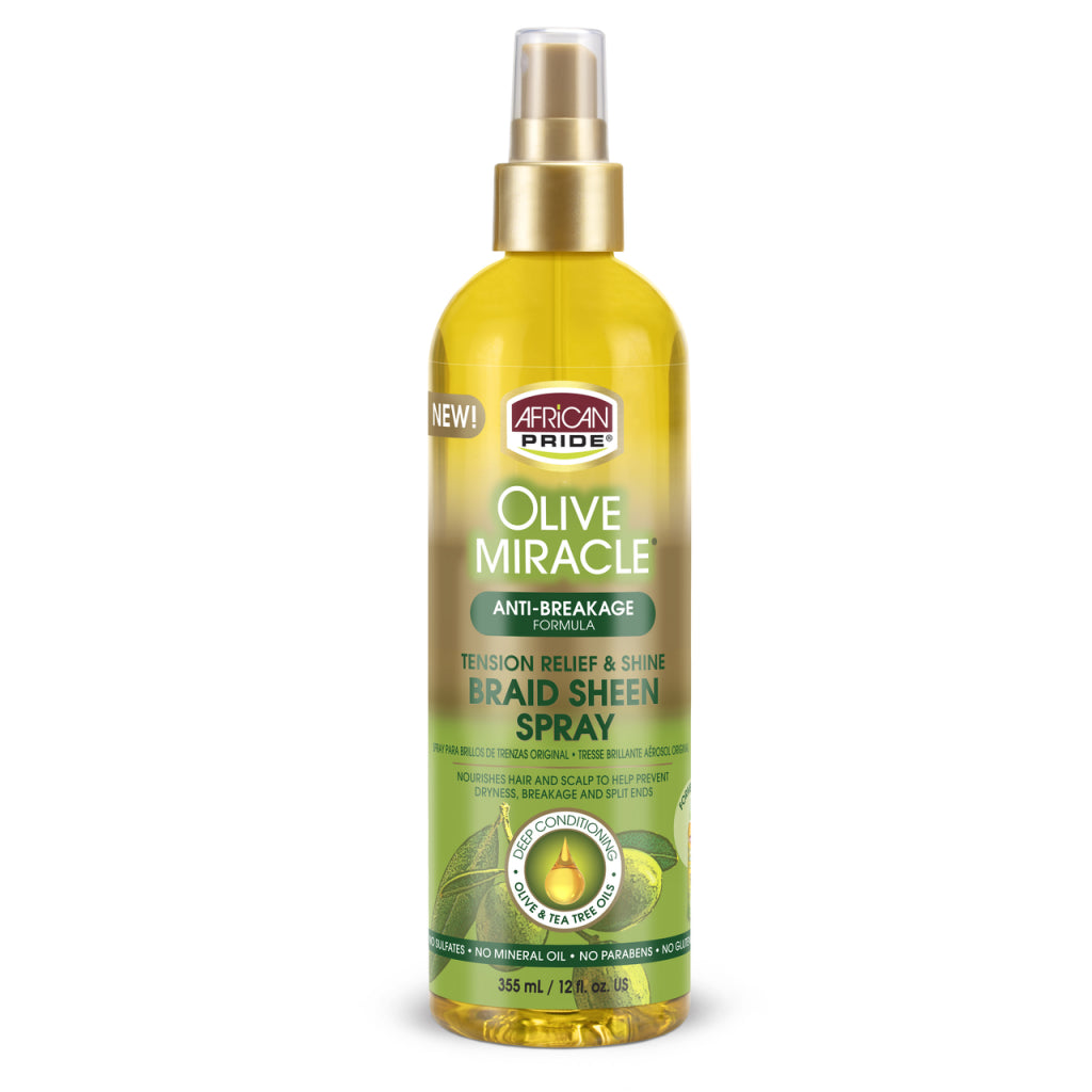 Olive Miracle Braid Sheen Spray Olive & Tea Tree Oil