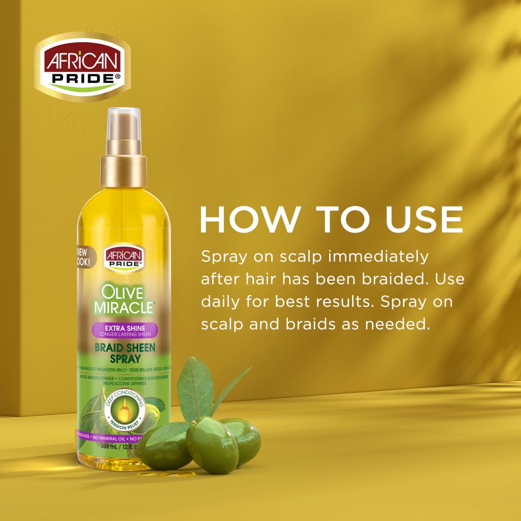 Olive Miracle Braid Sheen Spray Extra Shine
